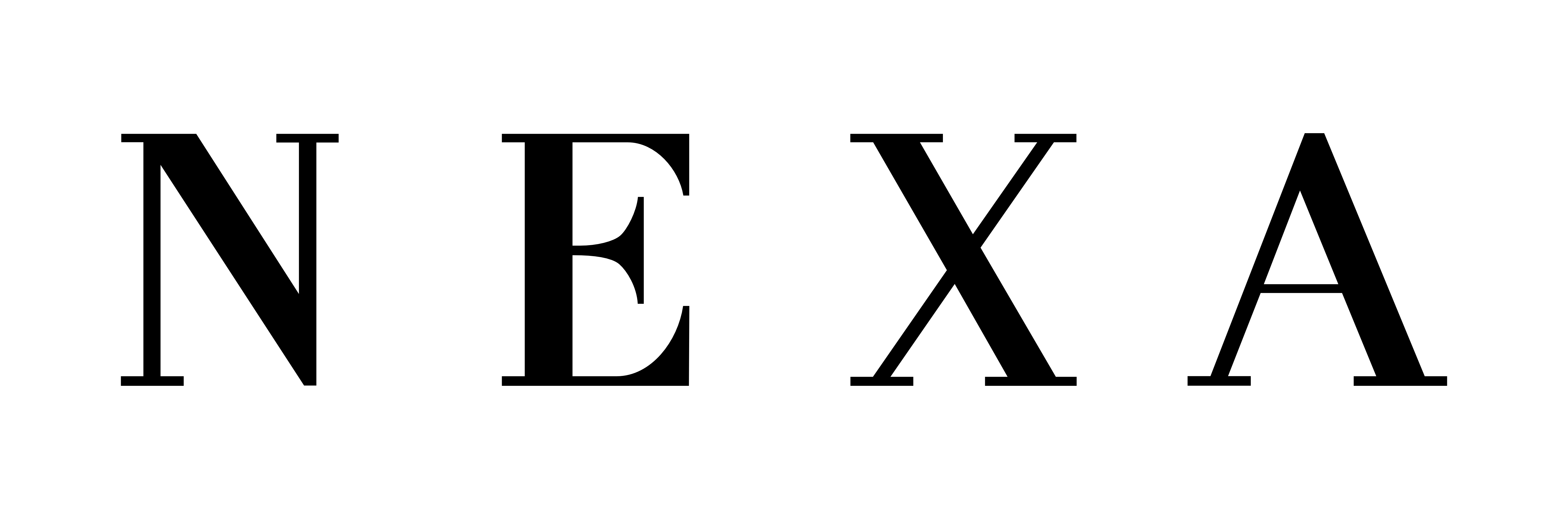 NEXA Logo black